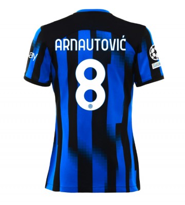 Inter Milan Marko Arnautovic #8 Hemmatröja Kvinnor 2023-24 Kortärmad